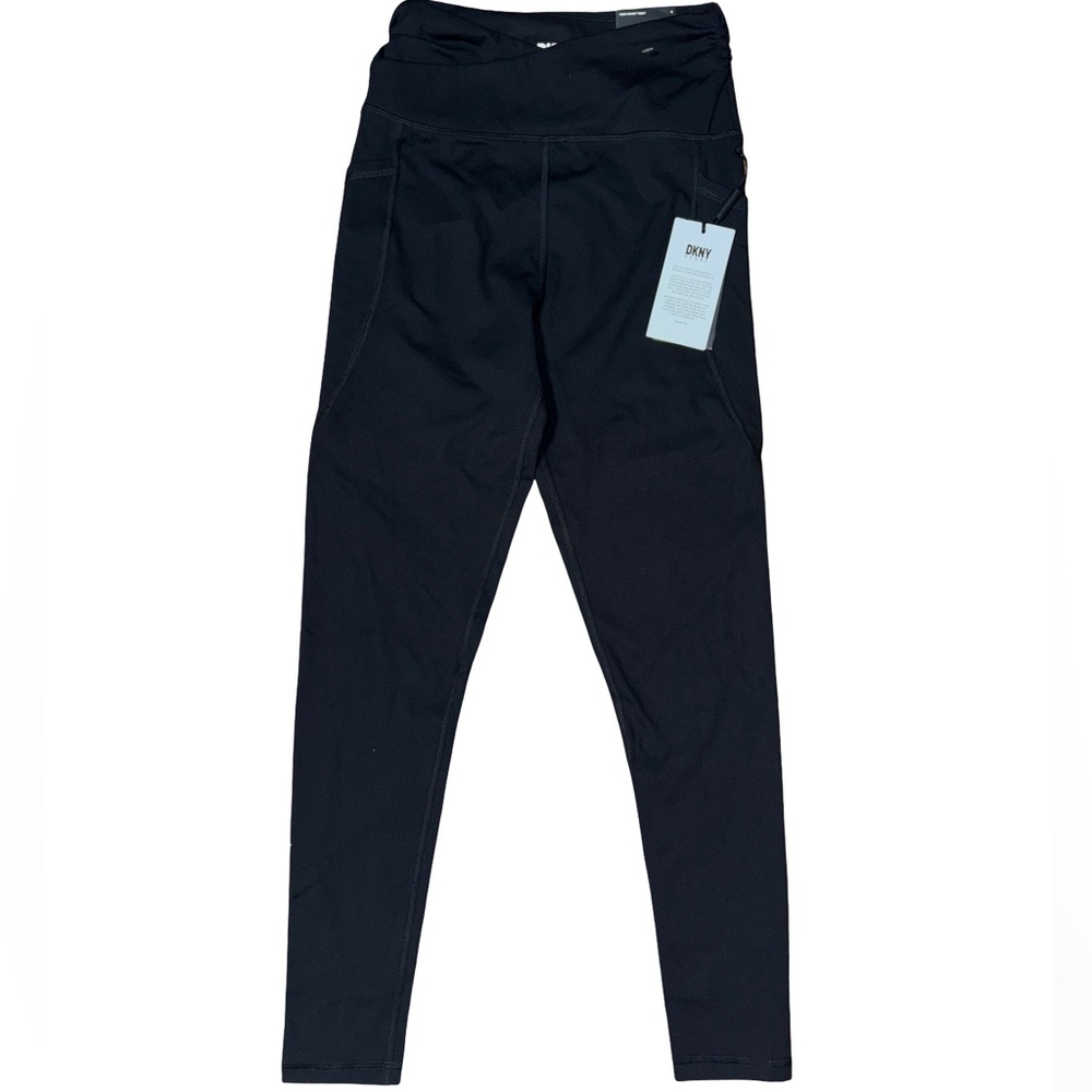 DKNY SPORT Women’s Black Classic Full Length Leggings
